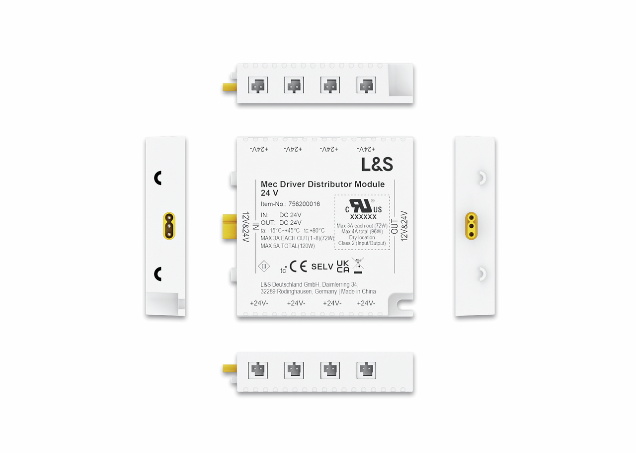 MEC Driver LED verdeelmodule, 24 V