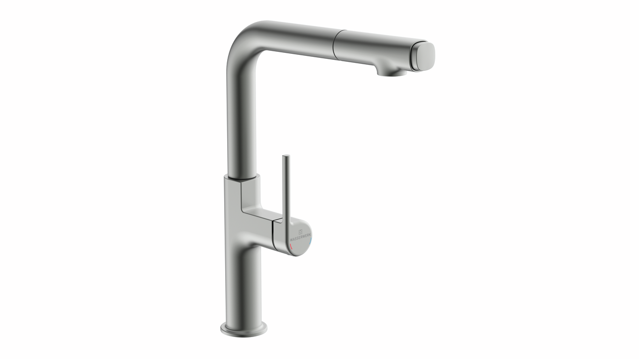 Wasserwerk Stringere, graphit matt, Hochdruck Wasserwerk Stringere, graphit matt, Hochdruck