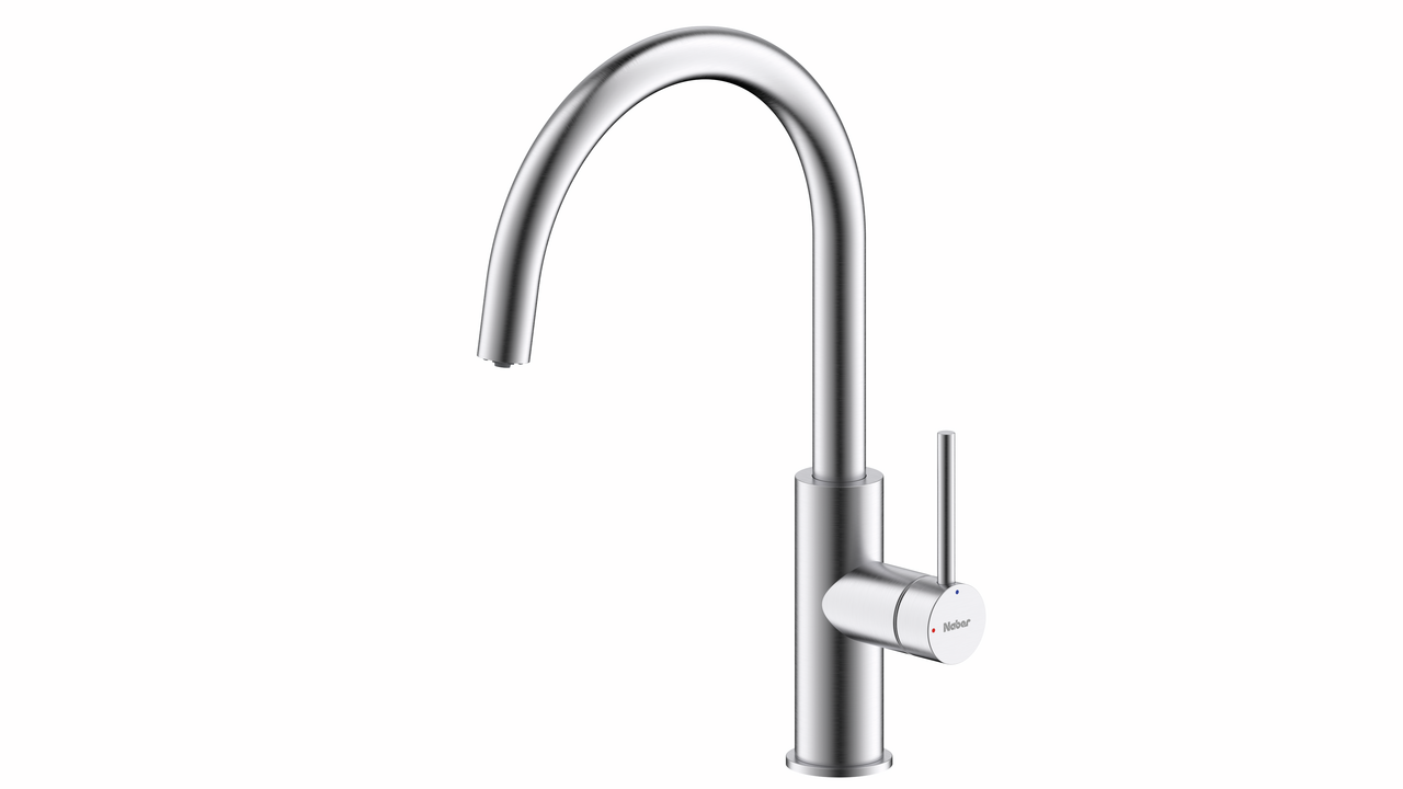 Namor® 5, roestvrij staal, zonder laminaire straalregelaar, laagdruk