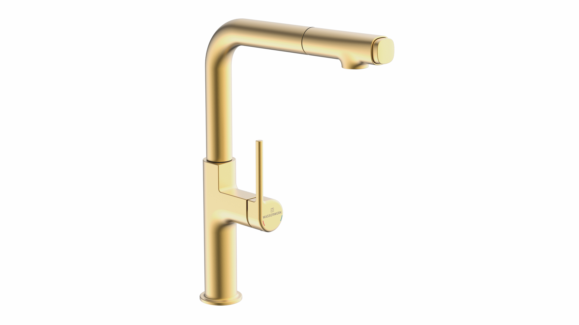 Wasserwerk Stringere, brushed-gold, Hochdruck