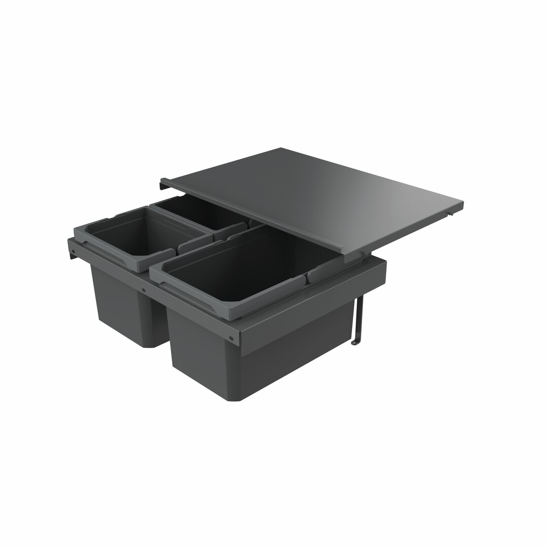 Cox Stand-UP® 250 S/600-3, zonder biologisch deksel, antraciet, H 250 mm