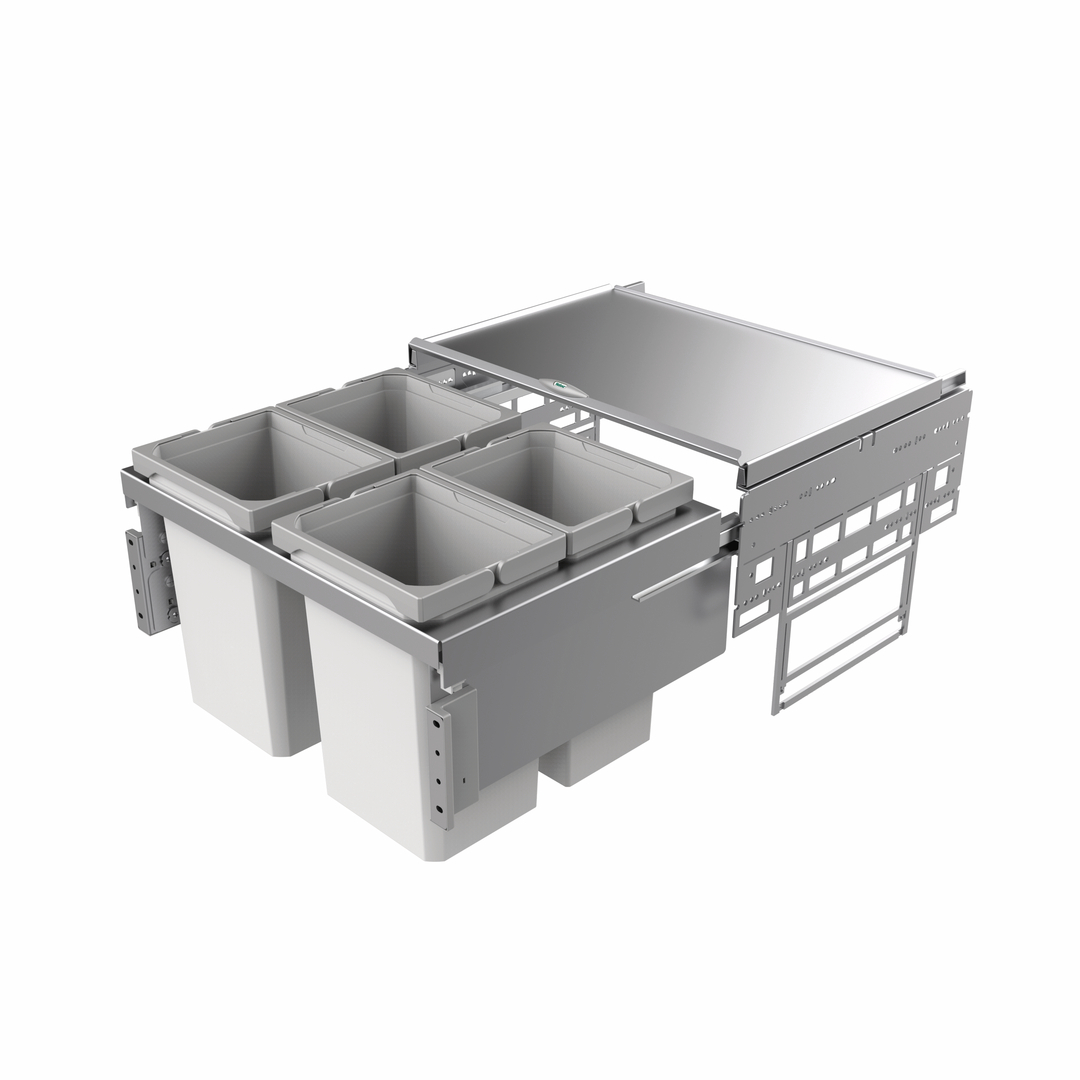 Cox® Base 360 S/600-4, sans couvercle bio, gris clair, H 360 mm