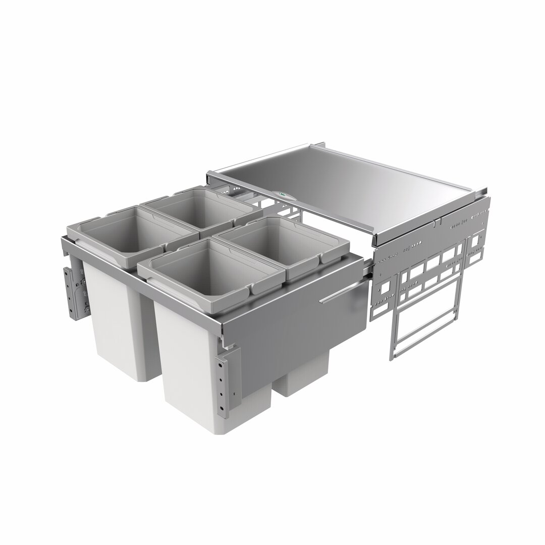 Cox® Base 360 S/600-4, sans couvercle bio, gris clair, H 360 mm