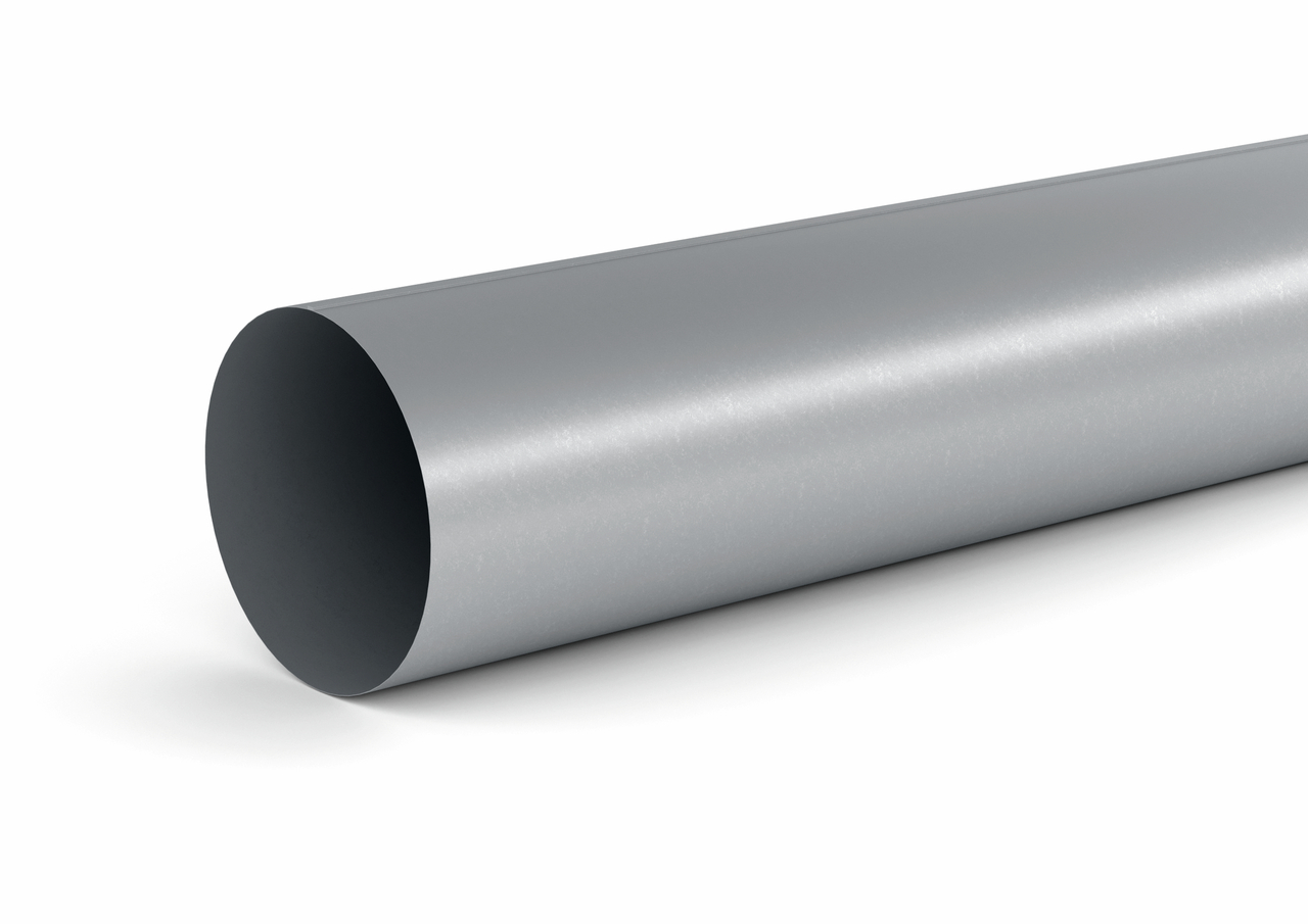 STEEL flow SR-R 150 tube rond, acier galvanisé, L 1000 mm