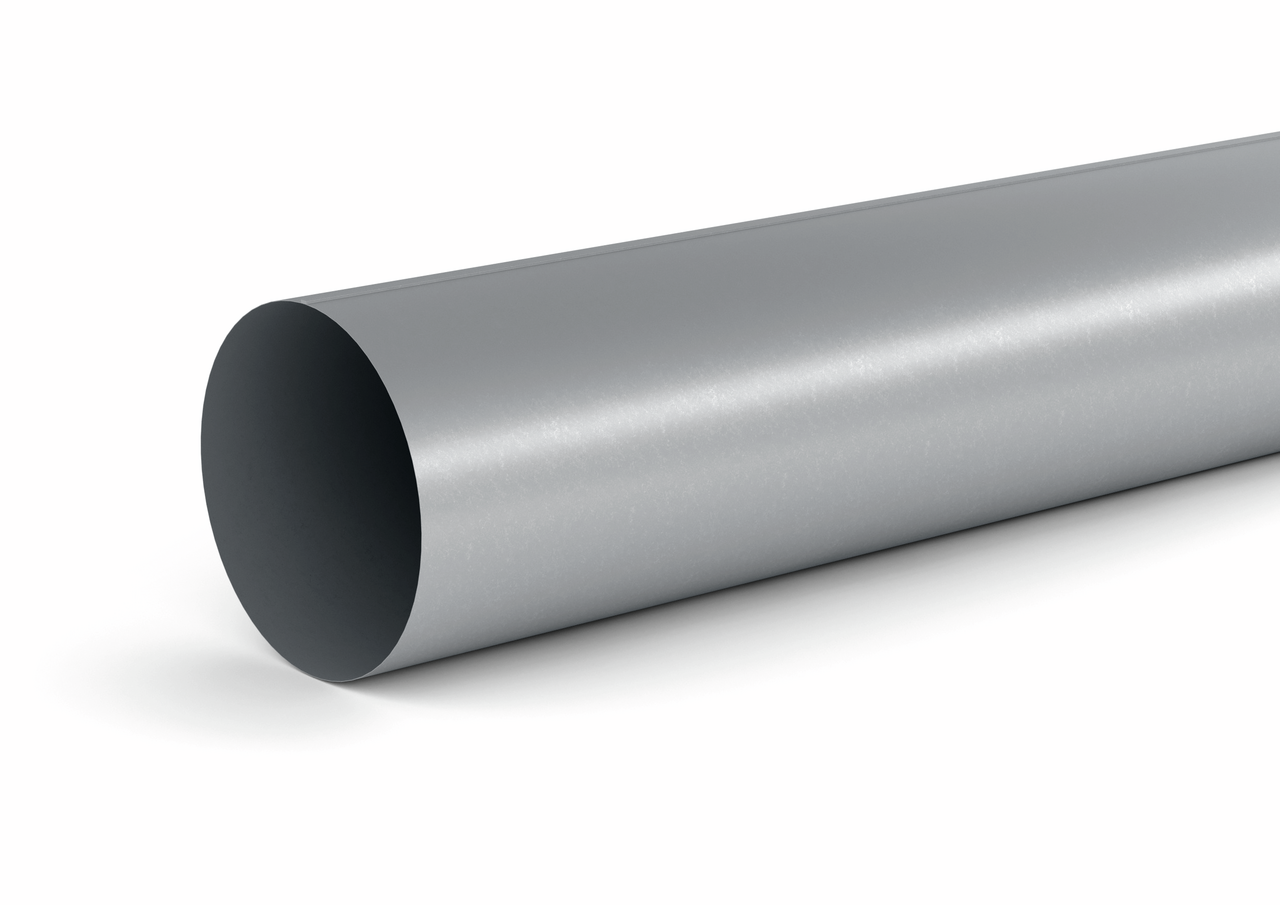 STEEL flow SR-R 150 tube rond, L 1000 mm, acier galvanisé