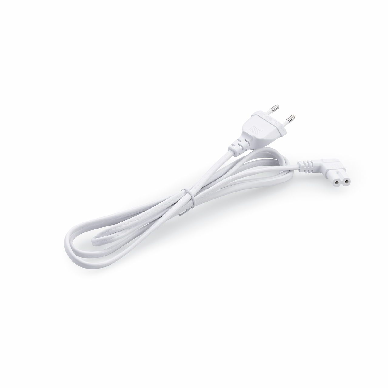  Angle mains connection line, white