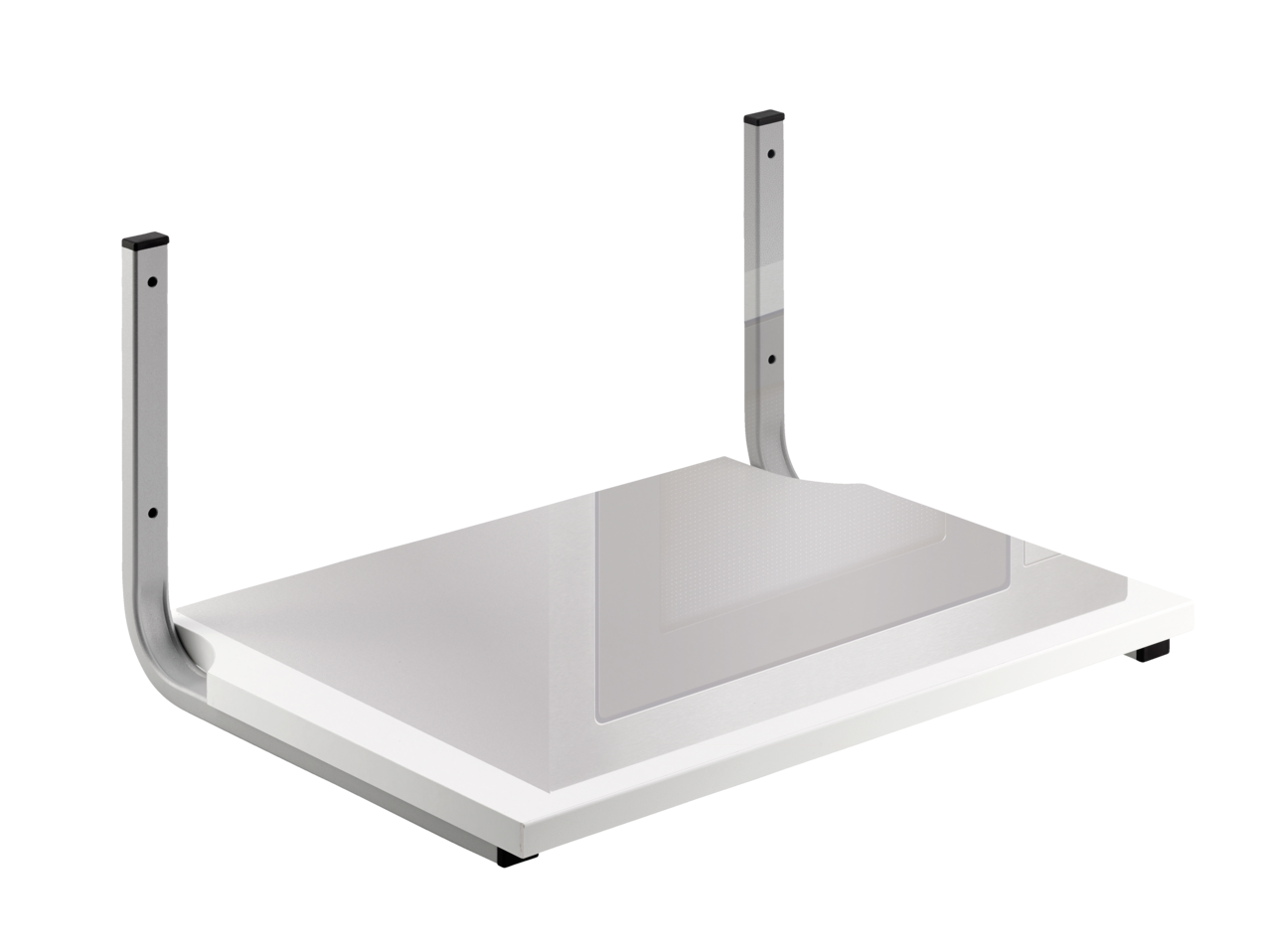  Gerätehalter, Halter silberfarbig