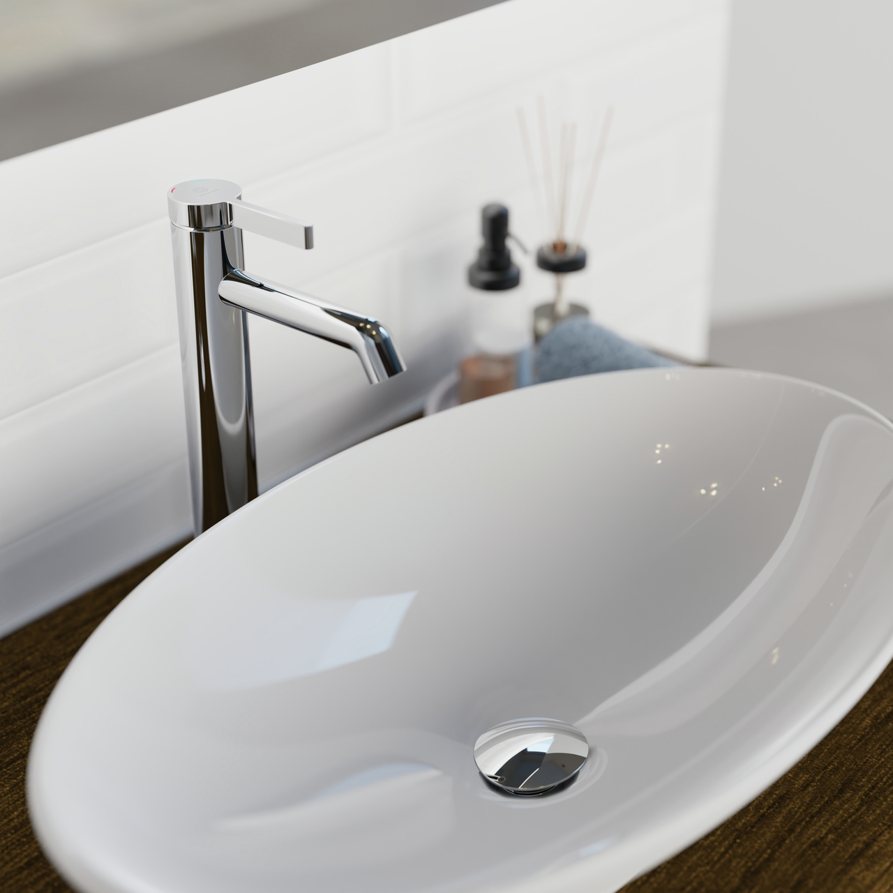 Wasserwerk Fiora 2 Bad, chroom, hoogdruk