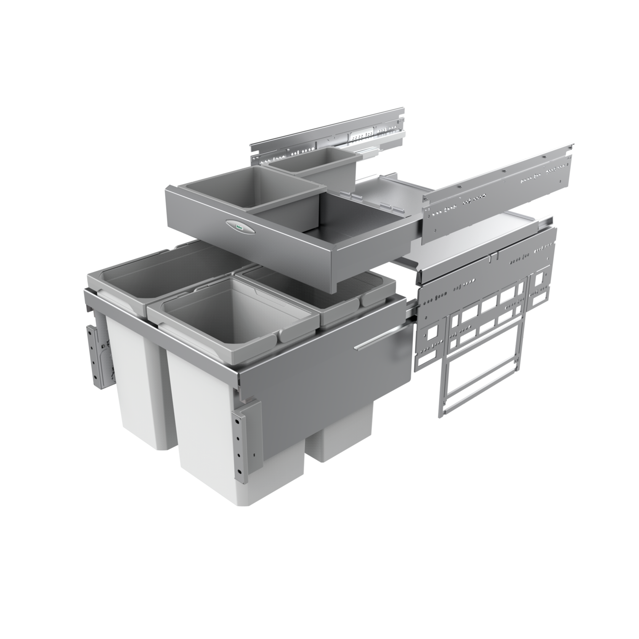 Cox® Base 360 S/500-3 with Base-Board, without bio lid, light grey, H 460 mm