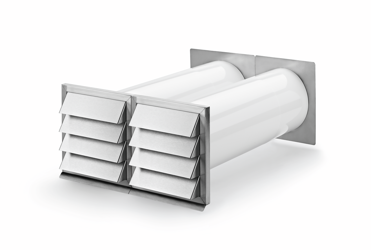 E-Klima A/Z 150 Abluft/Zuluftmauerkasten, Ab- und Zuluftmauerkasten