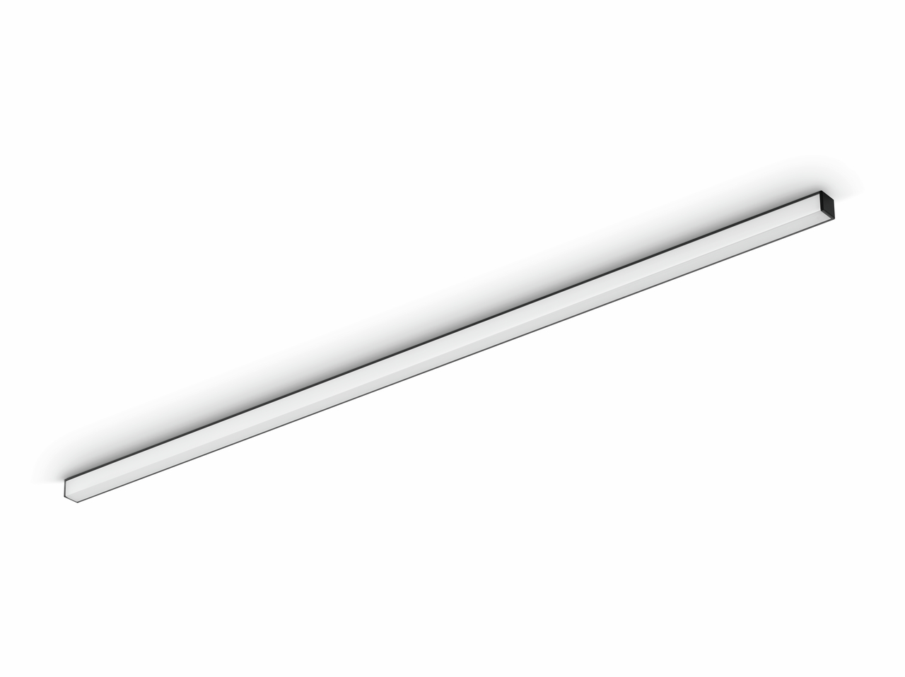 Pertura kleurwissel LED, afzonderlijke lamp z. s., L 1500 mm, zwart mat