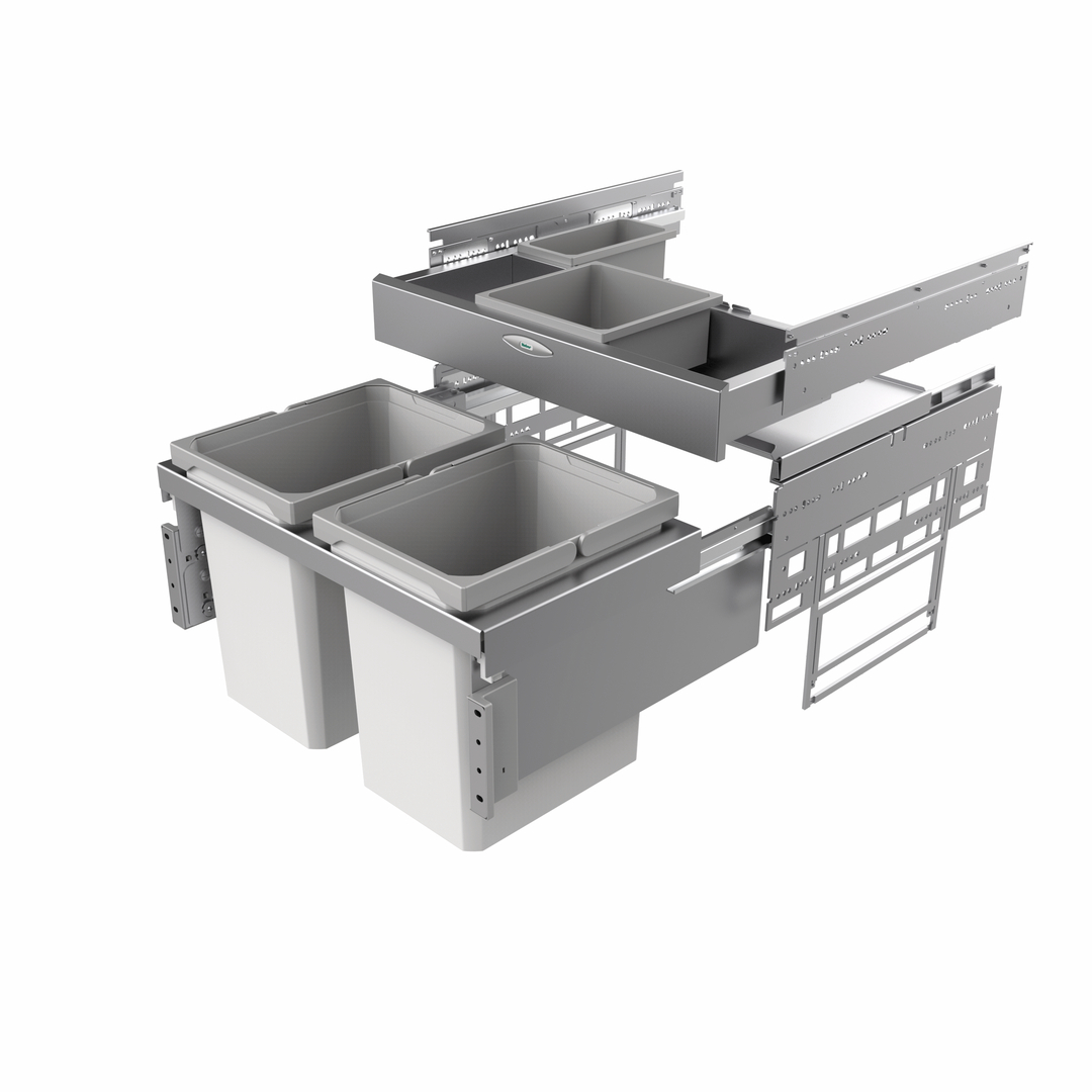 Cox® Base 360 K/600-2 with Base-Board, without bio lid, light grey, H 460 mm