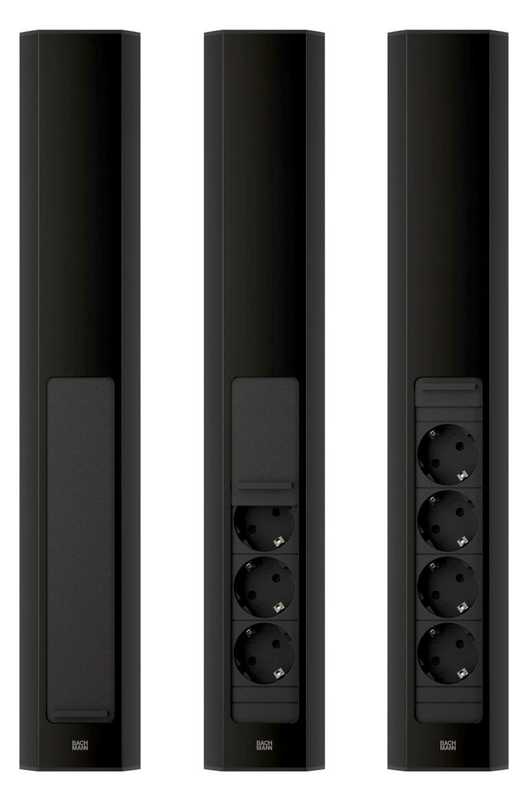 Casia 2L power strip, black matt