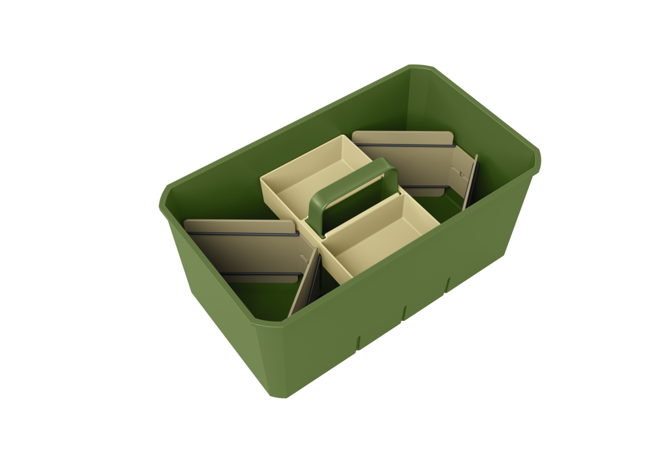 Cox Work® Garden, lot 2, avec bac pour petites pièces, 2 x séparateur en U/V