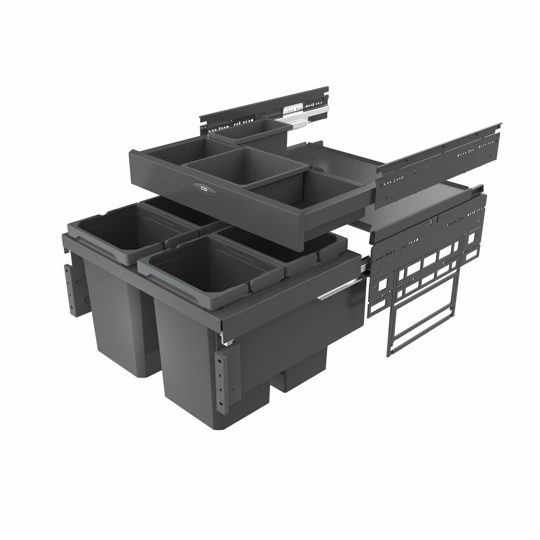 Cox® Base 360 S/600-4 avec Base-Board, sans couvercle bio, anthracite, H 460 mm