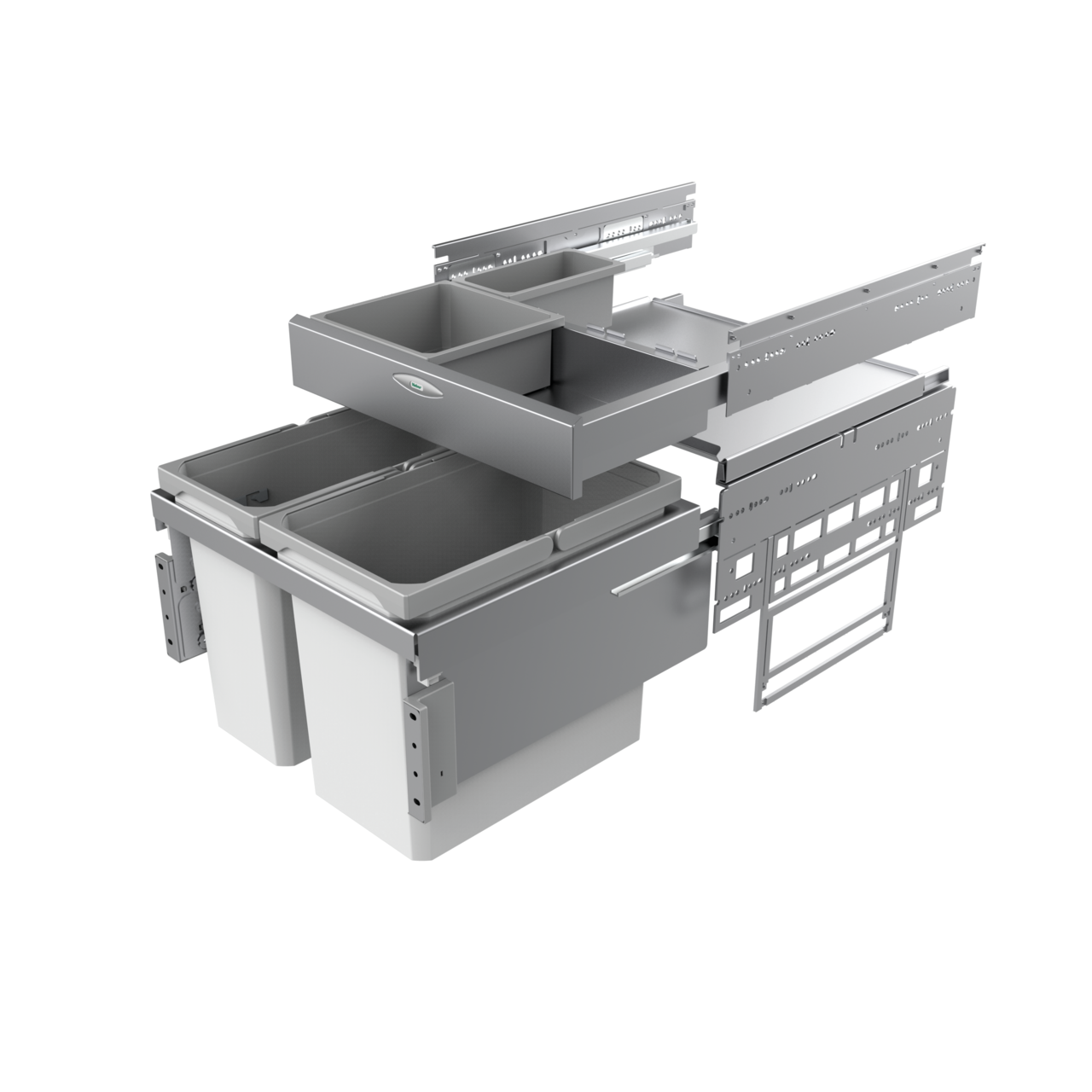 Cox® Base 360 S/500-2 with Base-Board, light grey, H 460 mm