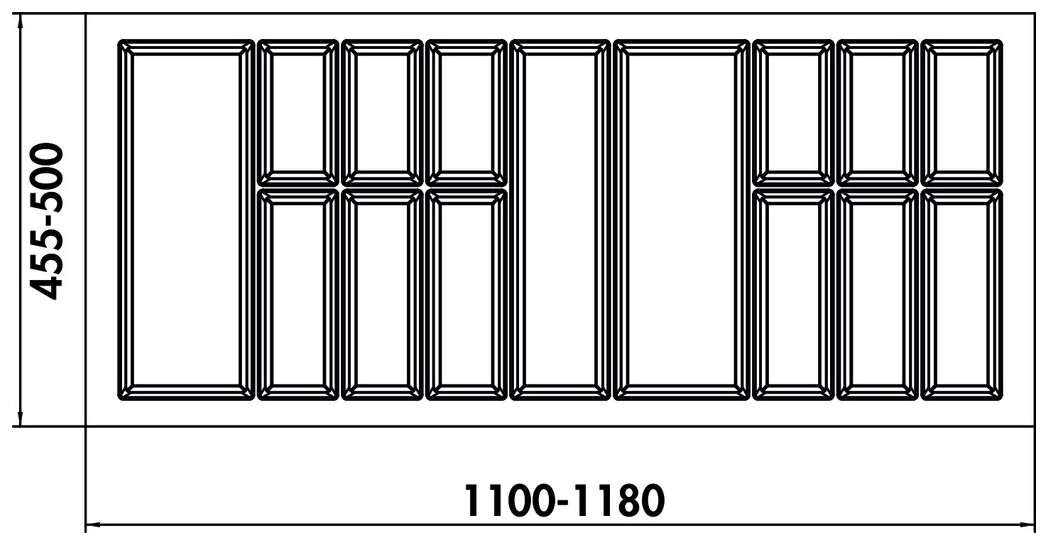 Adesso 2, für 1200er Schrank