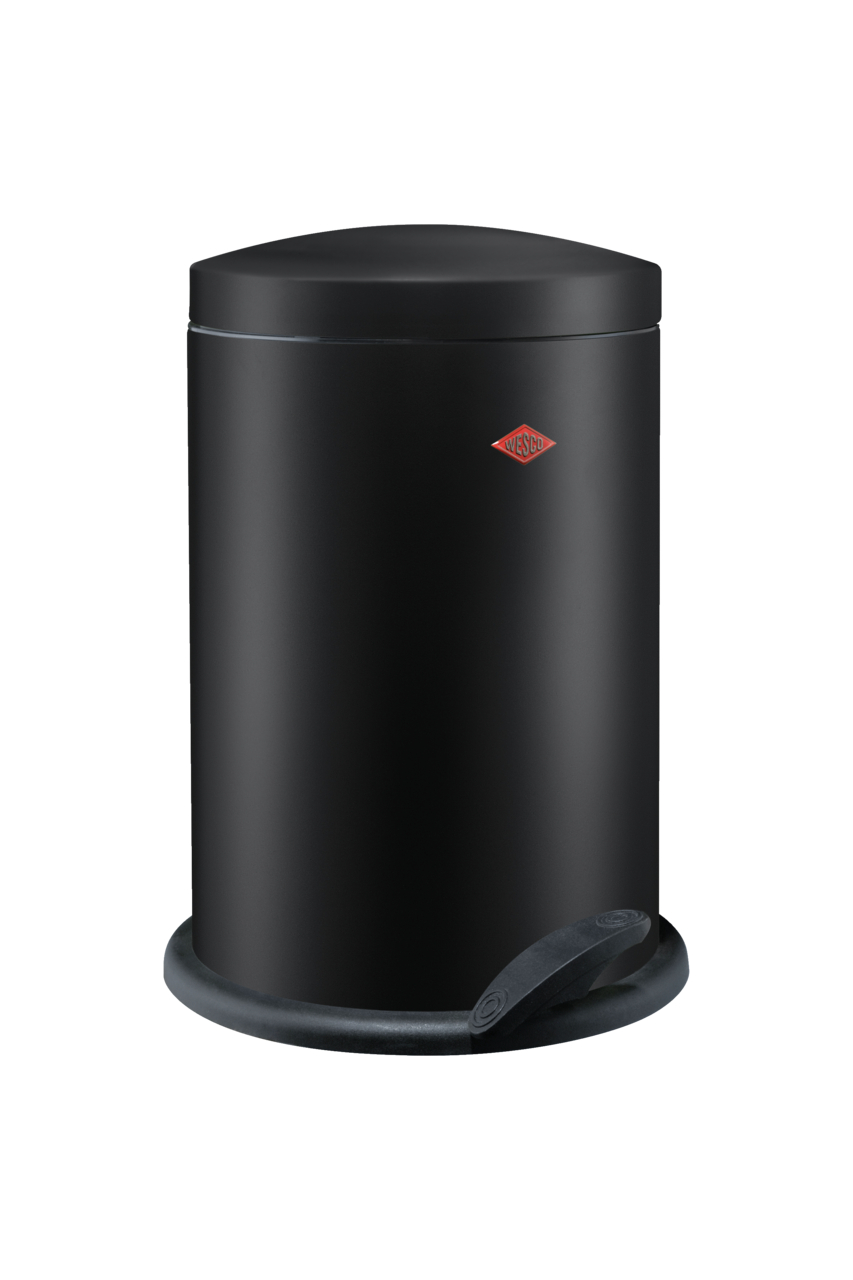 WESCO® Pedal bin 116, black matt