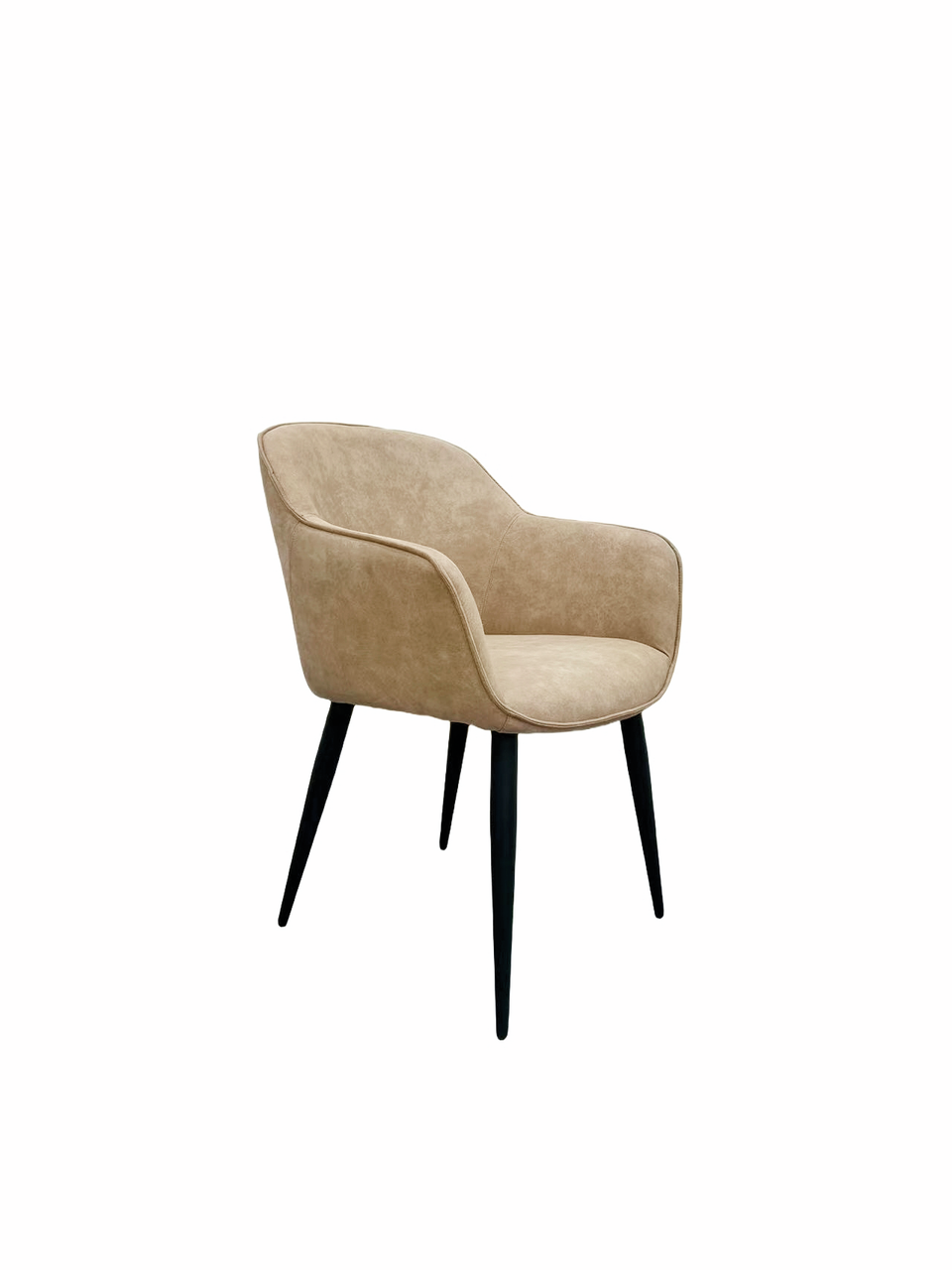 Ella 1KM, Gestell schwarz matt, Bezug hellkhaki