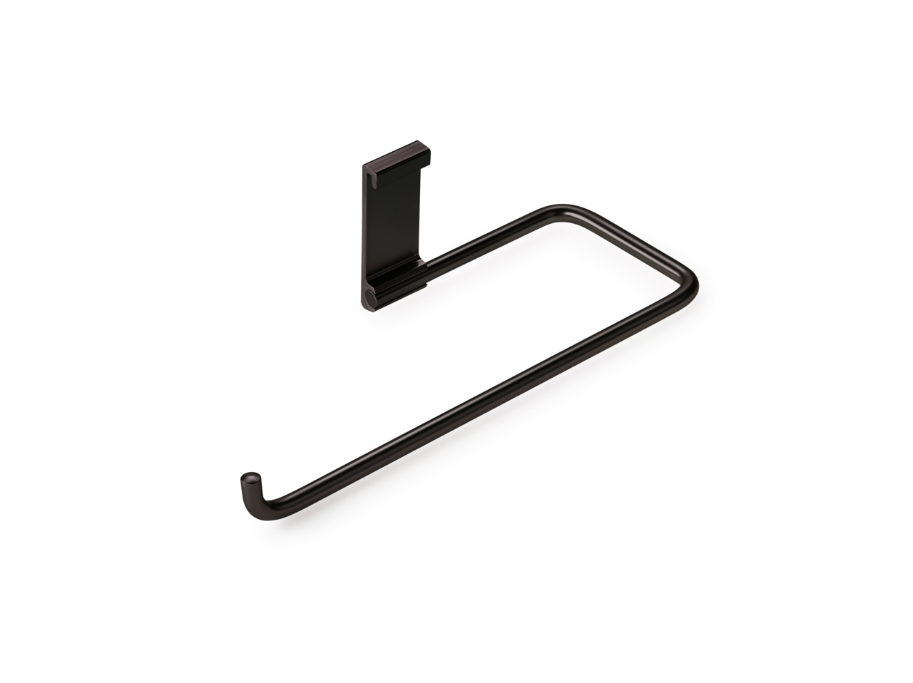 Alto paper roll holder open, black matt