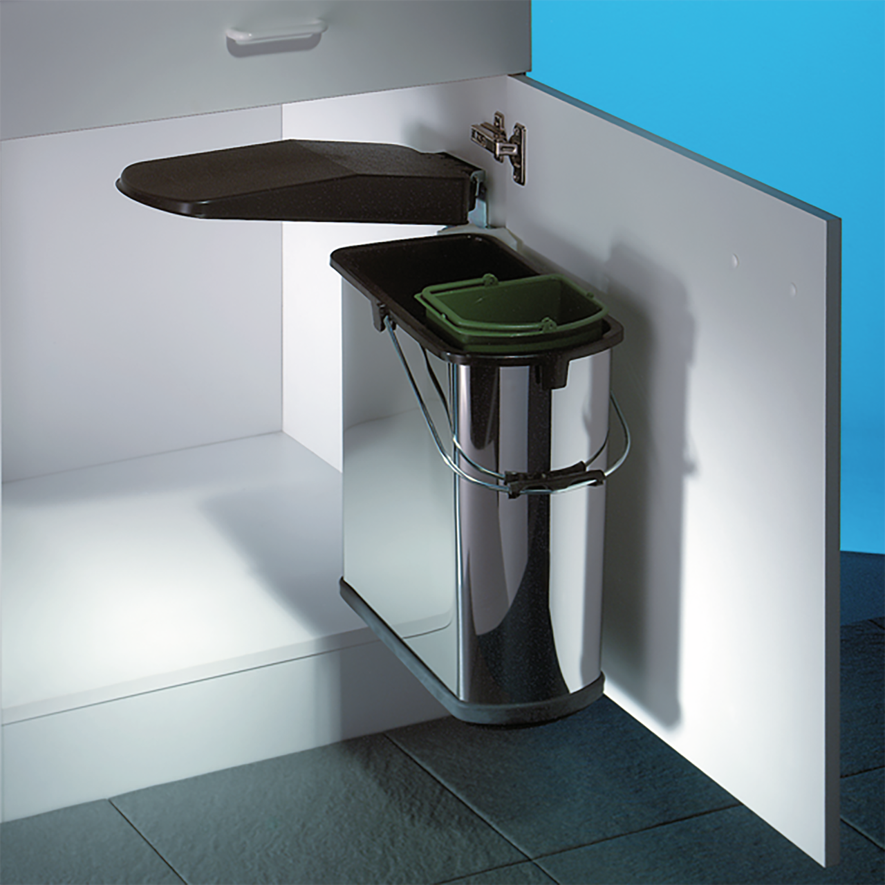 WESCO® Klassikline Single-Junior® avec insert bio, acier inox WESCO® Klassikline Single-Junior® avec insert bio, acier inox