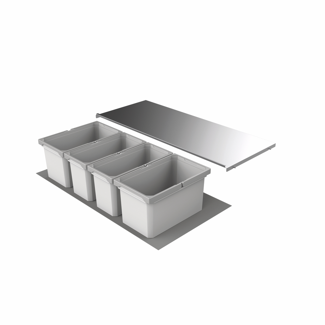  Cox® Box 235 S/1000-4, lichtgrijs
