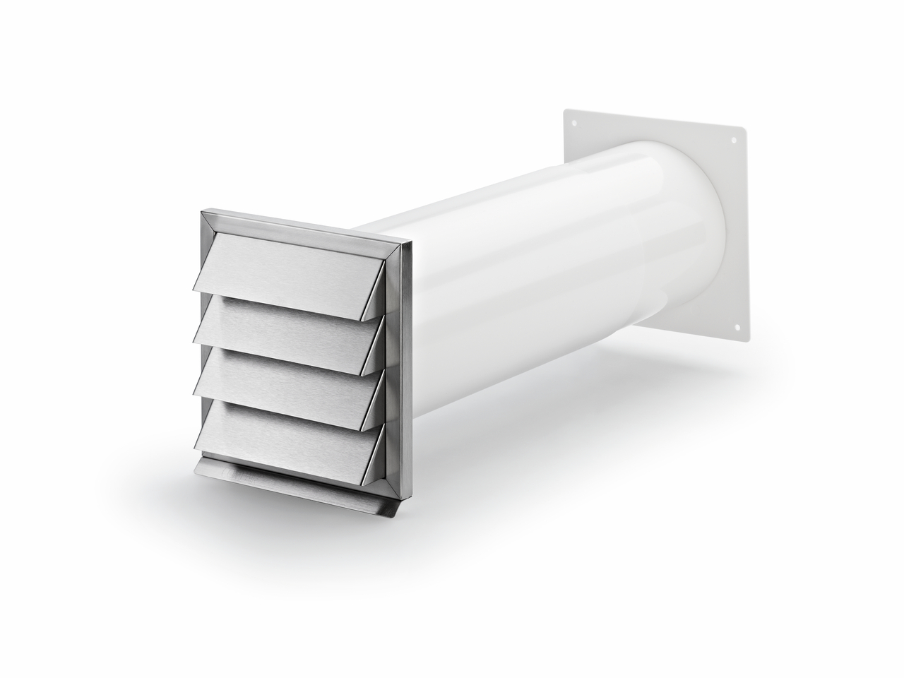  Klima-E 150 wall conduct, white, stainless steel