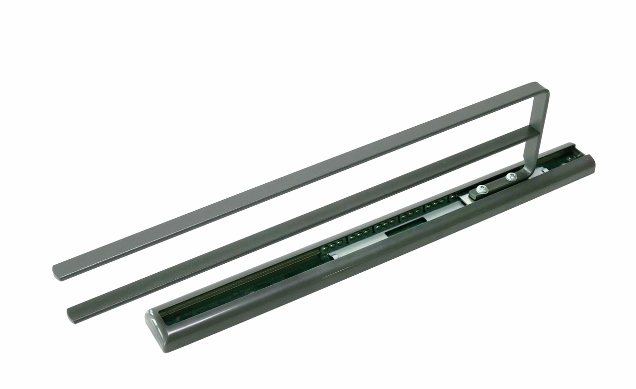 Handdoekhouder De Luxe 2, 2-armig, antraciet