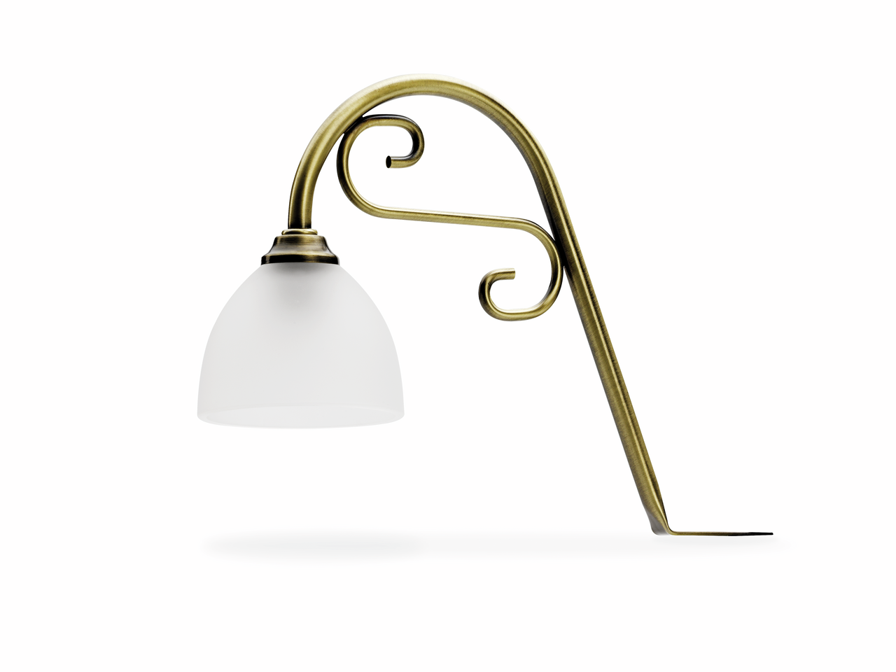 Flora LED, Einzelleuchte, altsilber