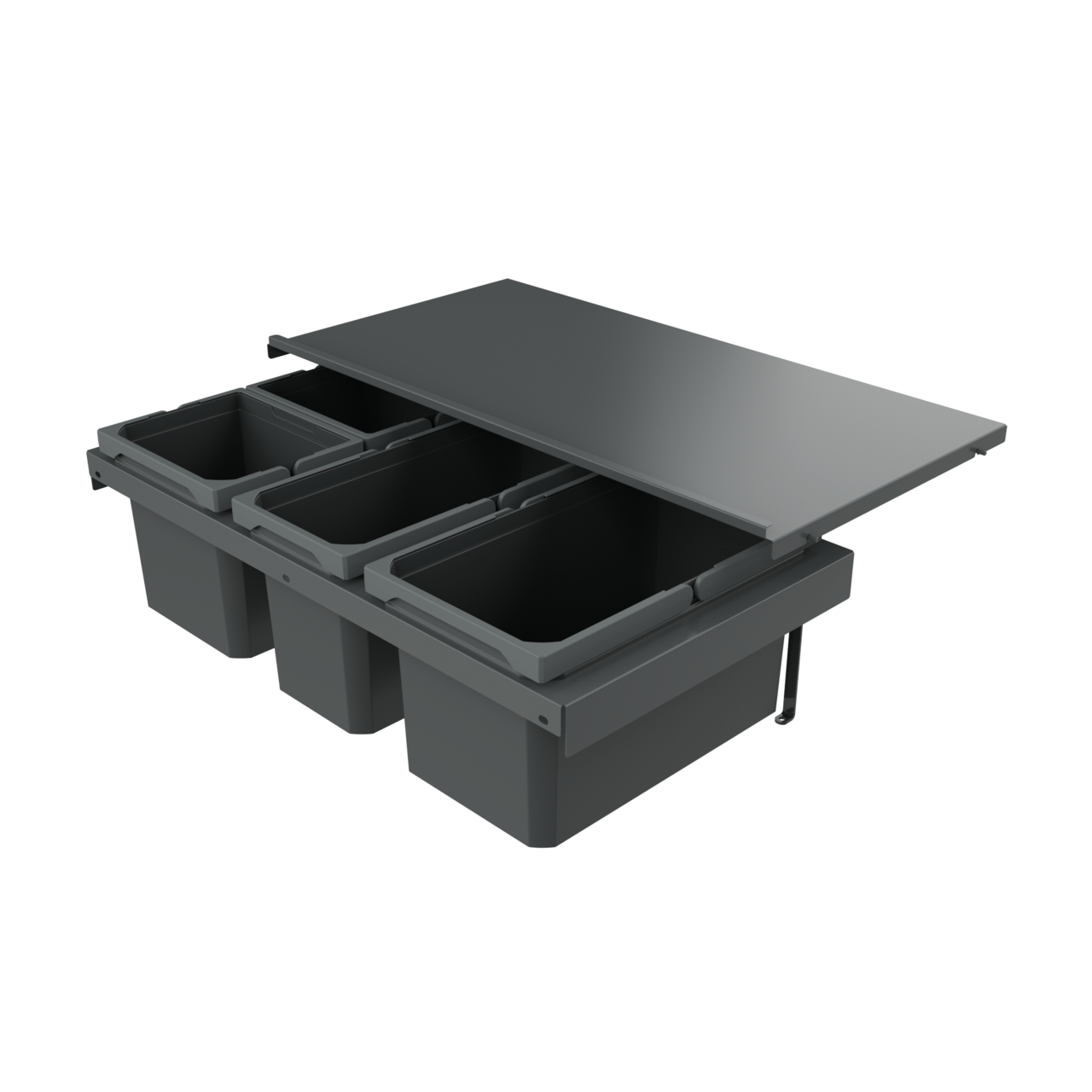 Cox Stand-UP® 250 S/800-4, ohne Biodeckel, anthrazit, H 250 mm