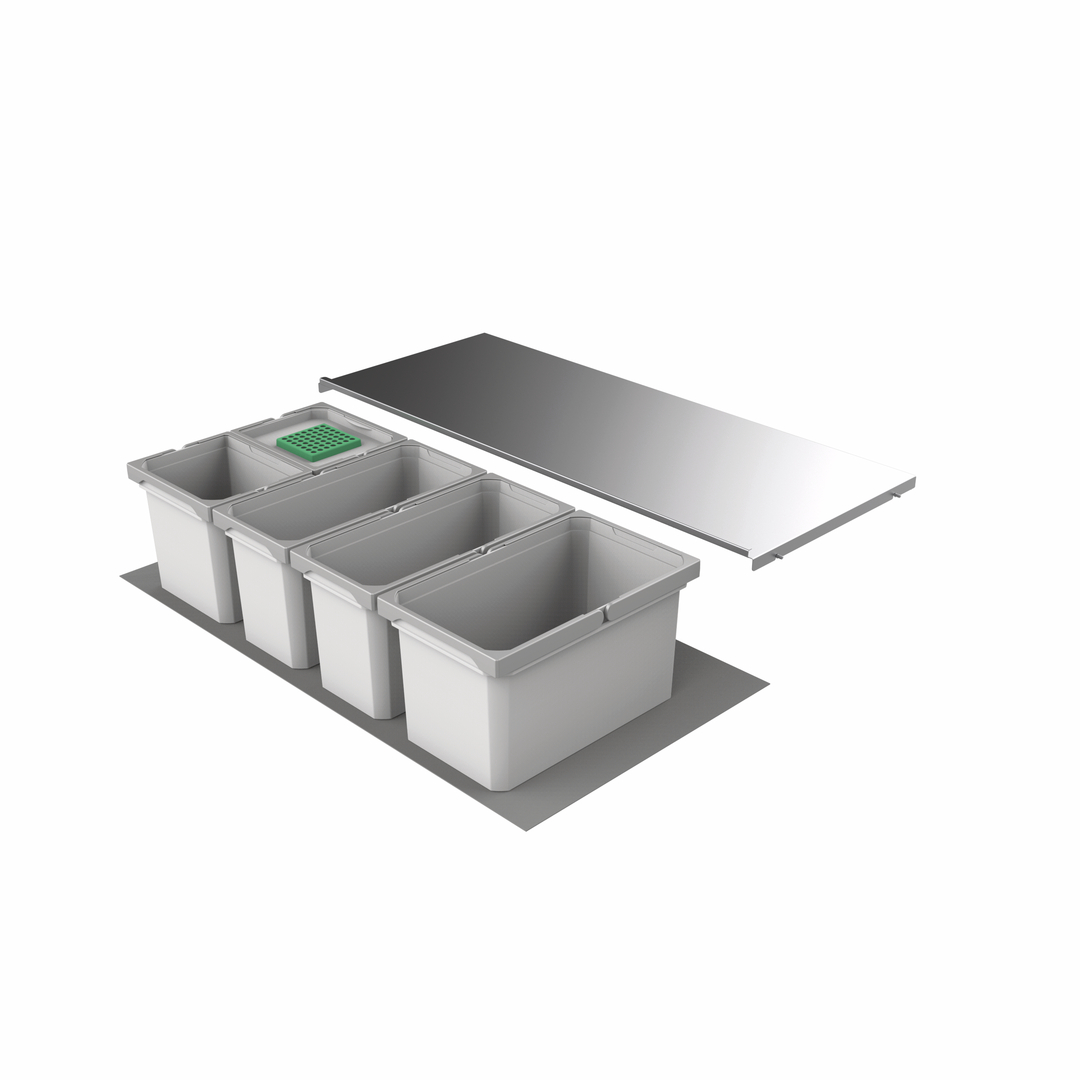  Cox® Box 235 S/1000-5 Bio, lichtgrijs
