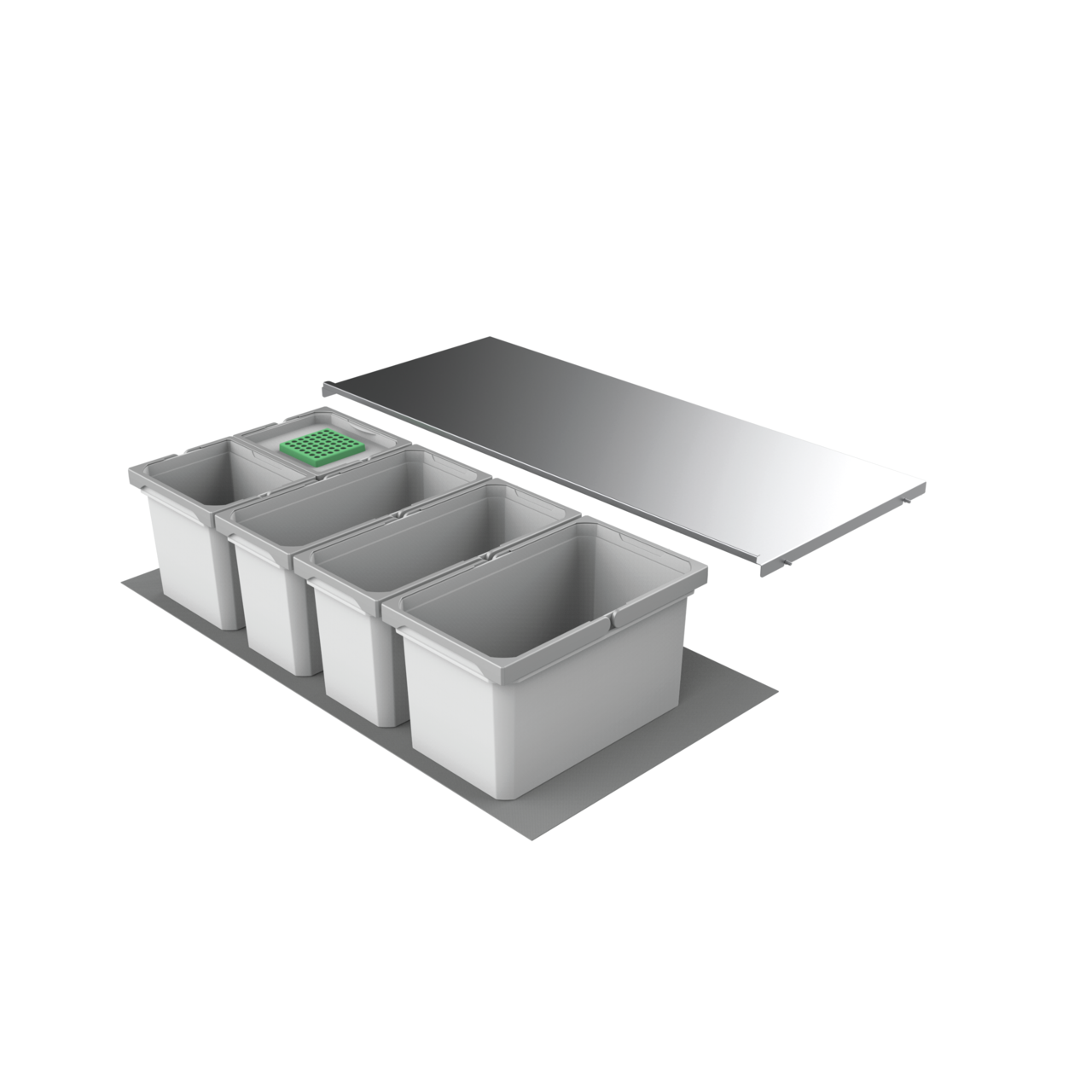 Cox® Box 235 S/1000-5 Bio, lichtgrijs