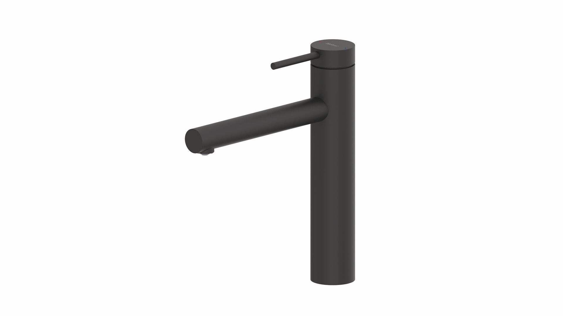 SERVIZIO Namor® 1, noir mat, sans régulateur de jet laminaire, basse pression