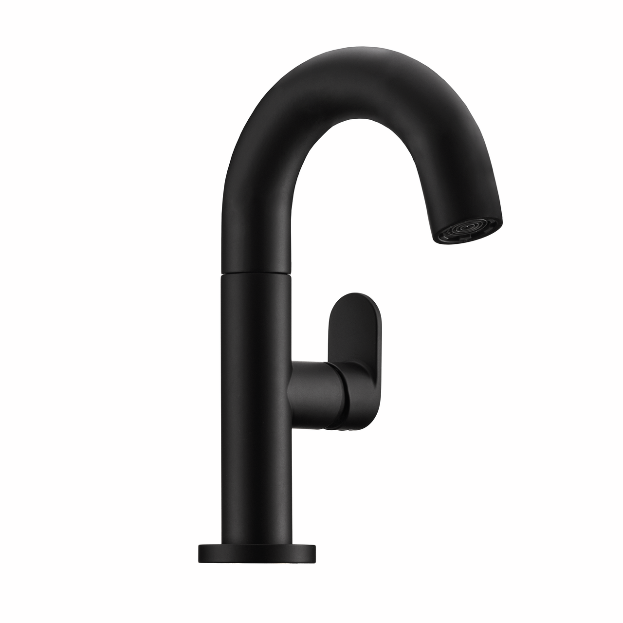 LINEA Sottile 1 Bad, zwart mat, hoogdruk