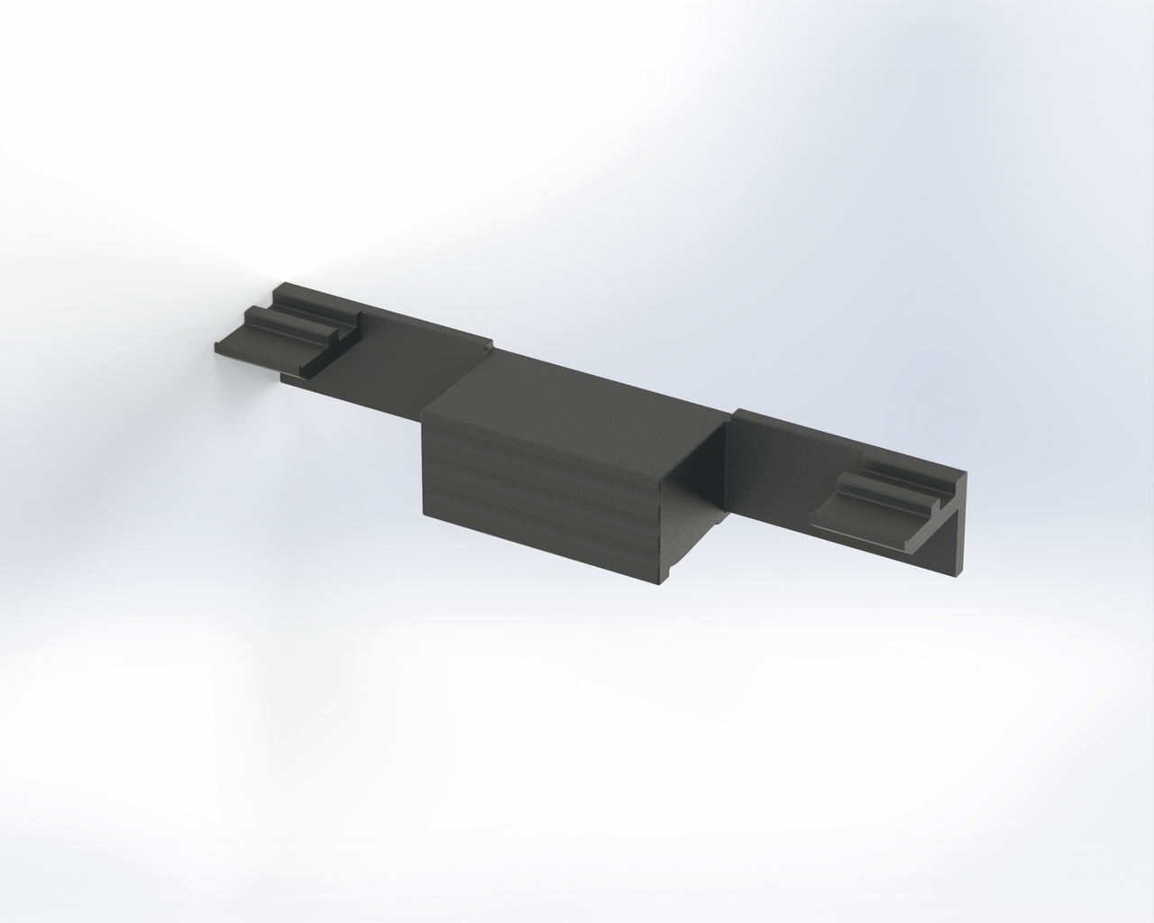 Connecting element, black matt