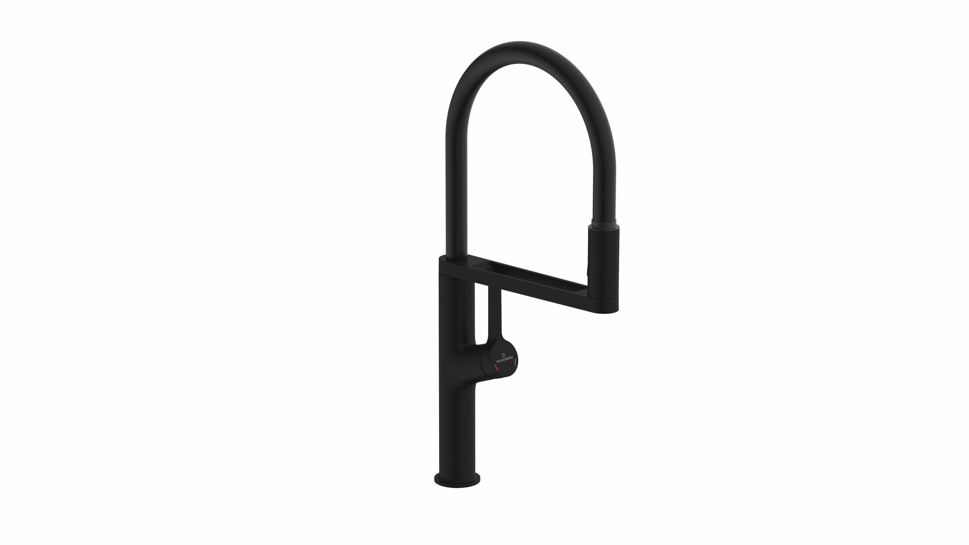 Wasserwerk Aria, black matt, high pressure