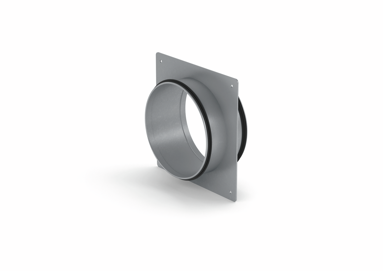 STEEL flow SR 150 wall connection piece, galvanized steel STEEL flow SR 150 wall connection piece, galvanized steel