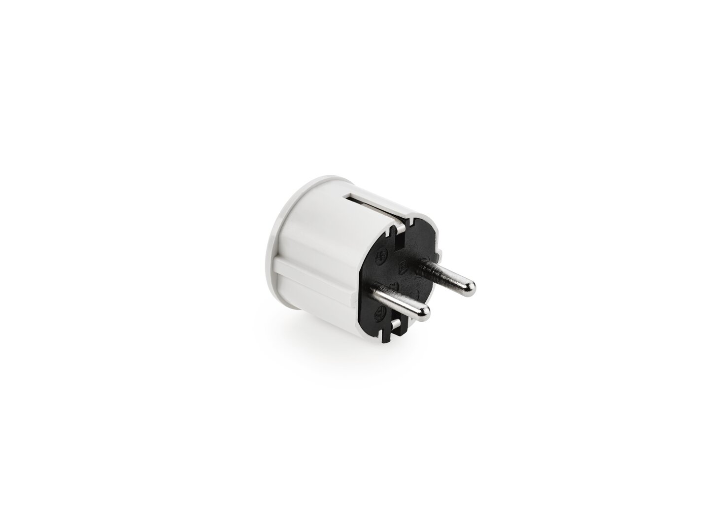  Schutzkontakt-Winkelstecker, weiß