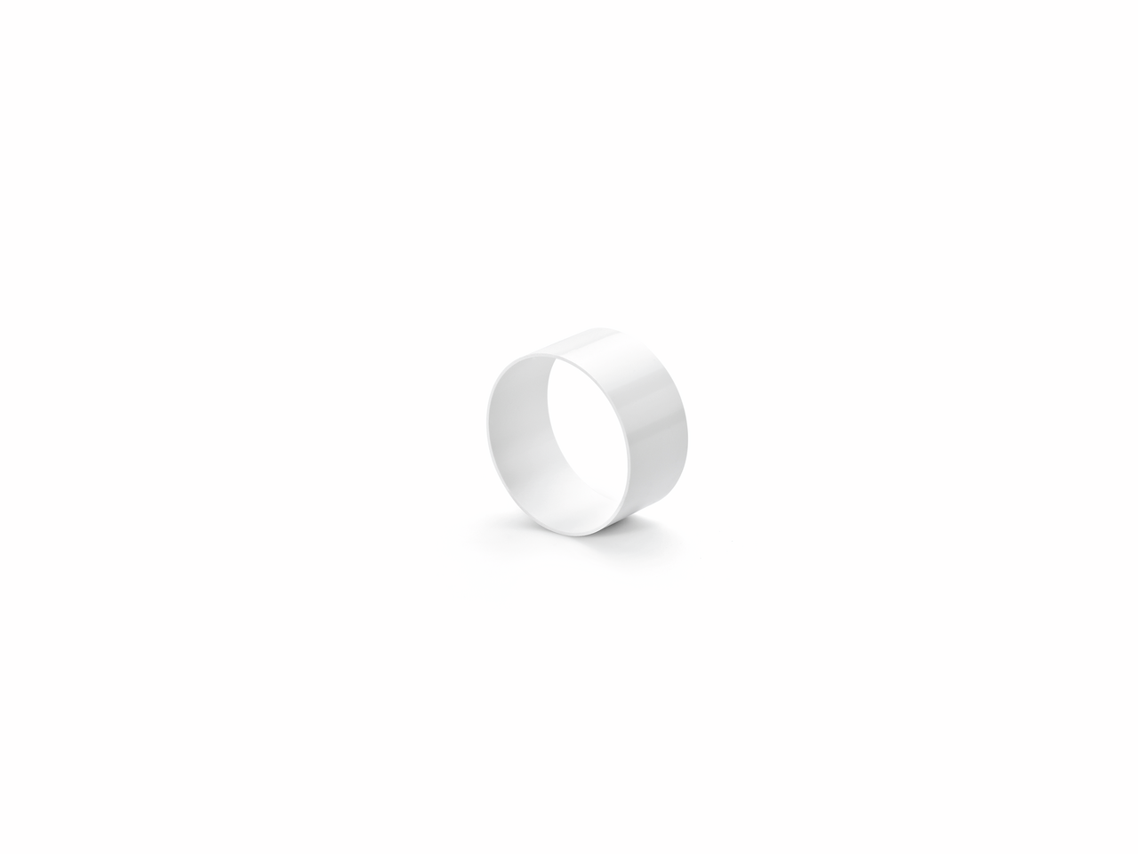 N-VBS 100 round pipe connector, white