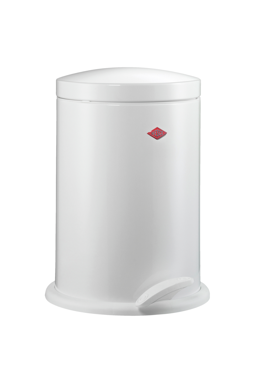 WESCO® Pedal bin 116, white