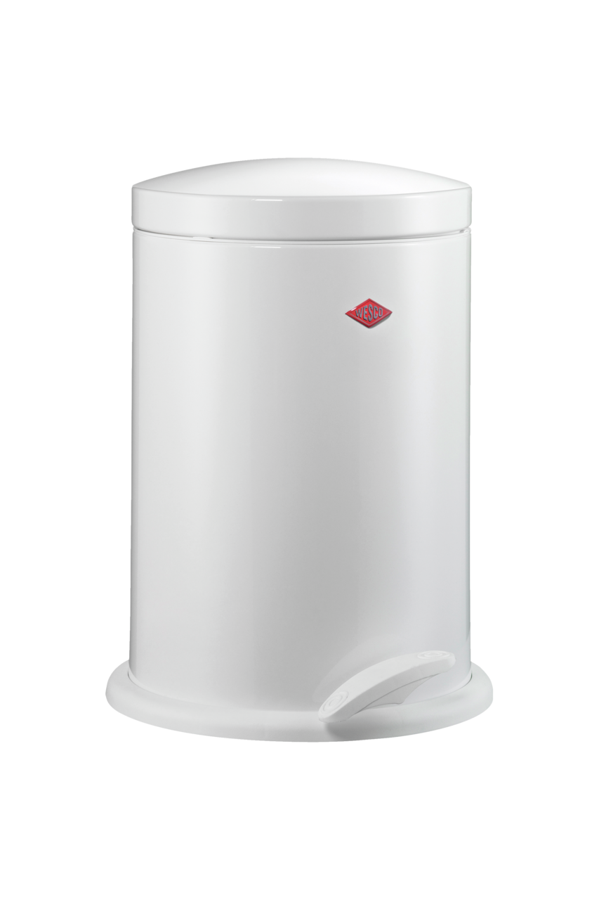 WESCO® Pedal bin 116, white