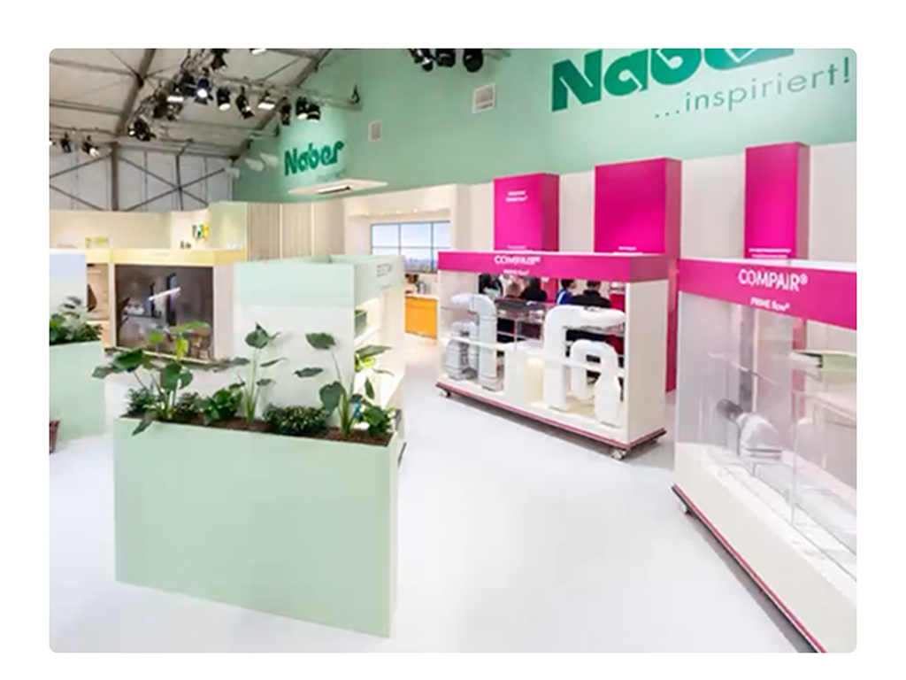 Naber Messestand auf der area30, 2022 Naber Messestand auf der area30, 2022