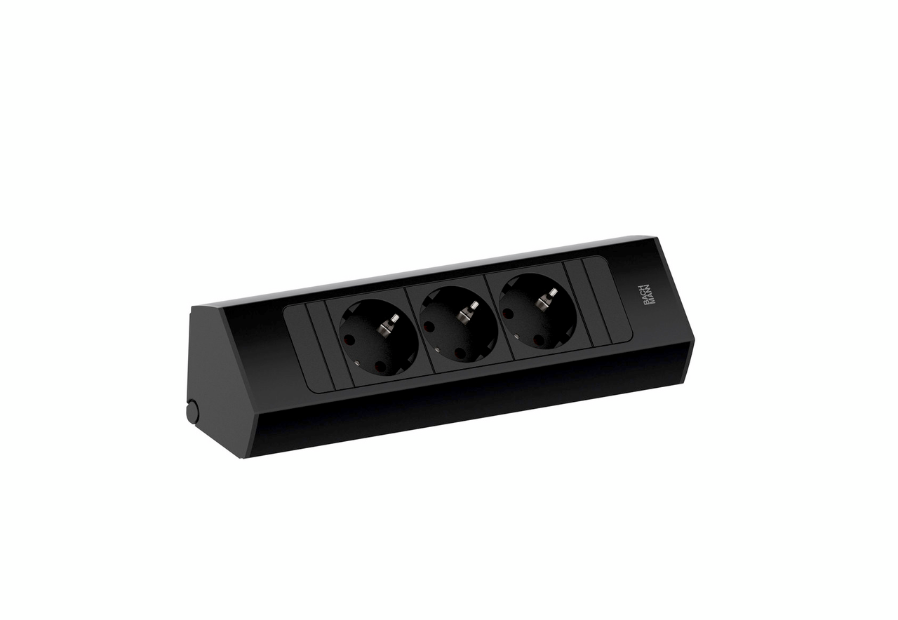 Casia 2K power strip, black matt