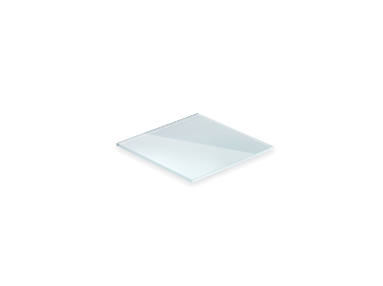 Cubo glass plate, for 900 mm width, 862 x 262 mm (W x D)