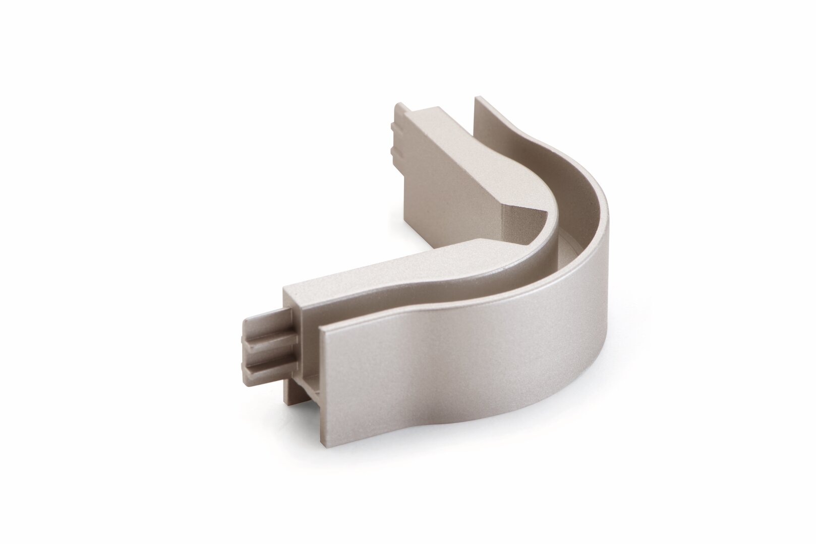 Andy exterior angle, stainless steel coloured
