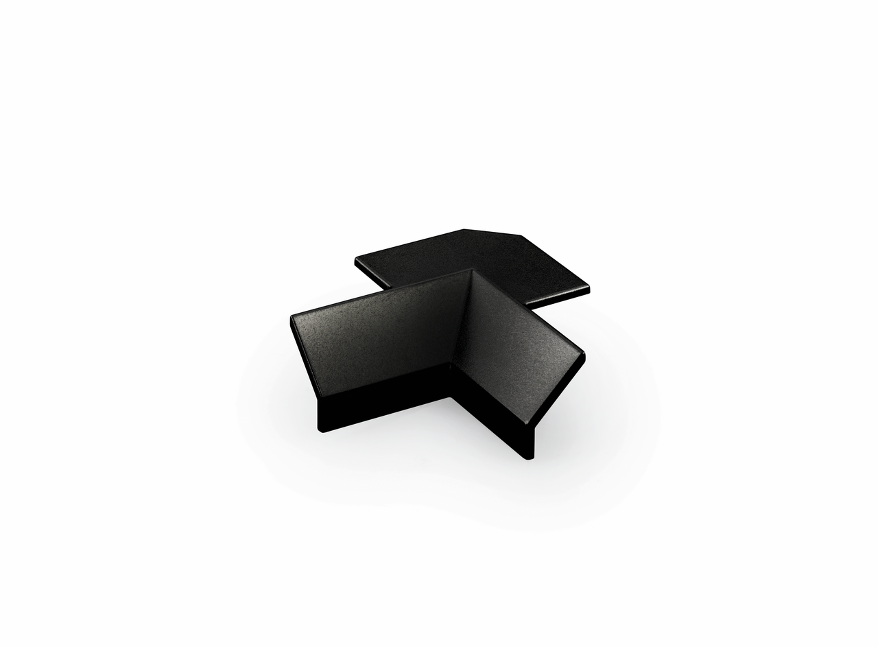 Interior angle, black matt Interior angle, black matt