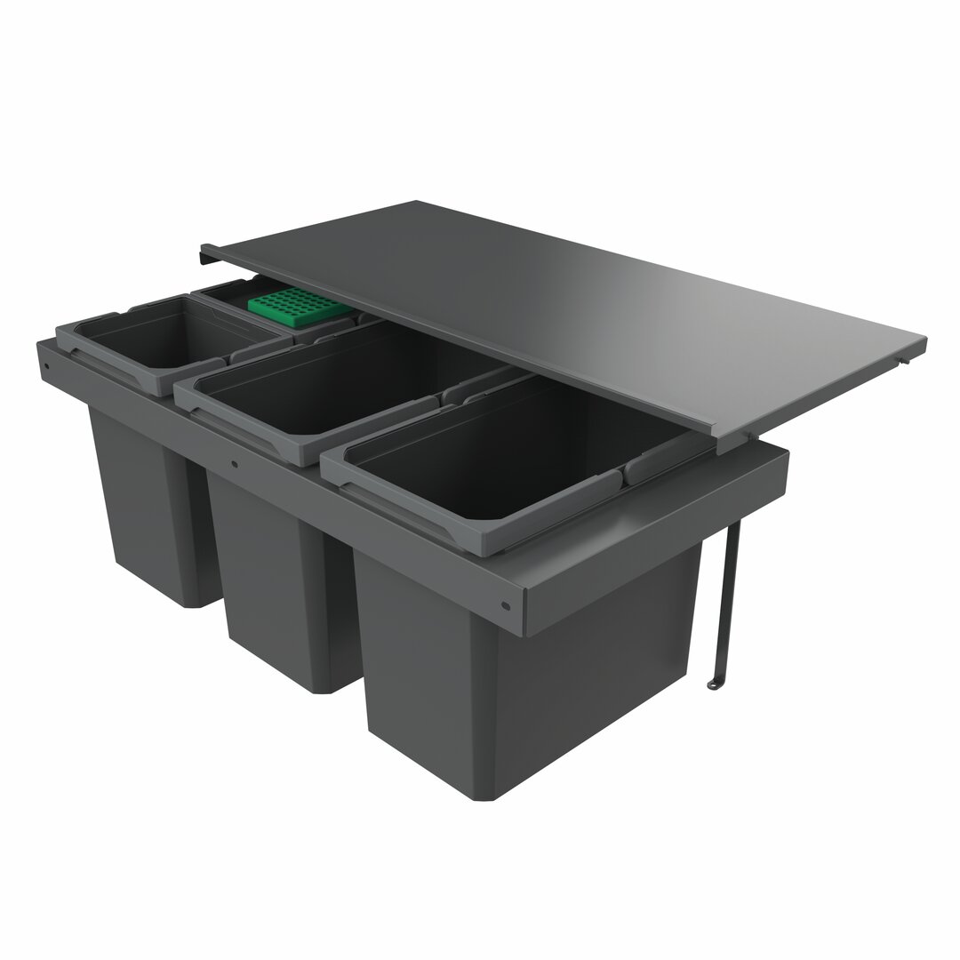 Cox Stand-UP® 350 S/900-4, with bio lid, anthracite, H 350 mm