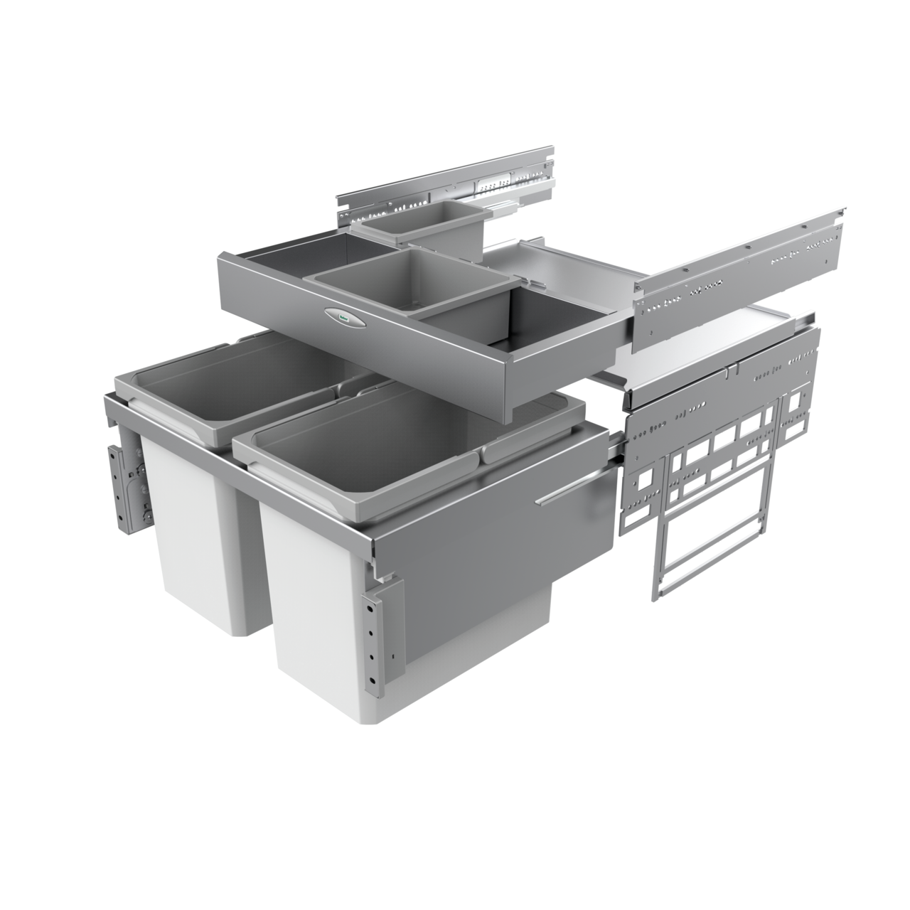 Cox® Base 360 S/600-2 met Base-Board, lichtgrijs, H 460 mm