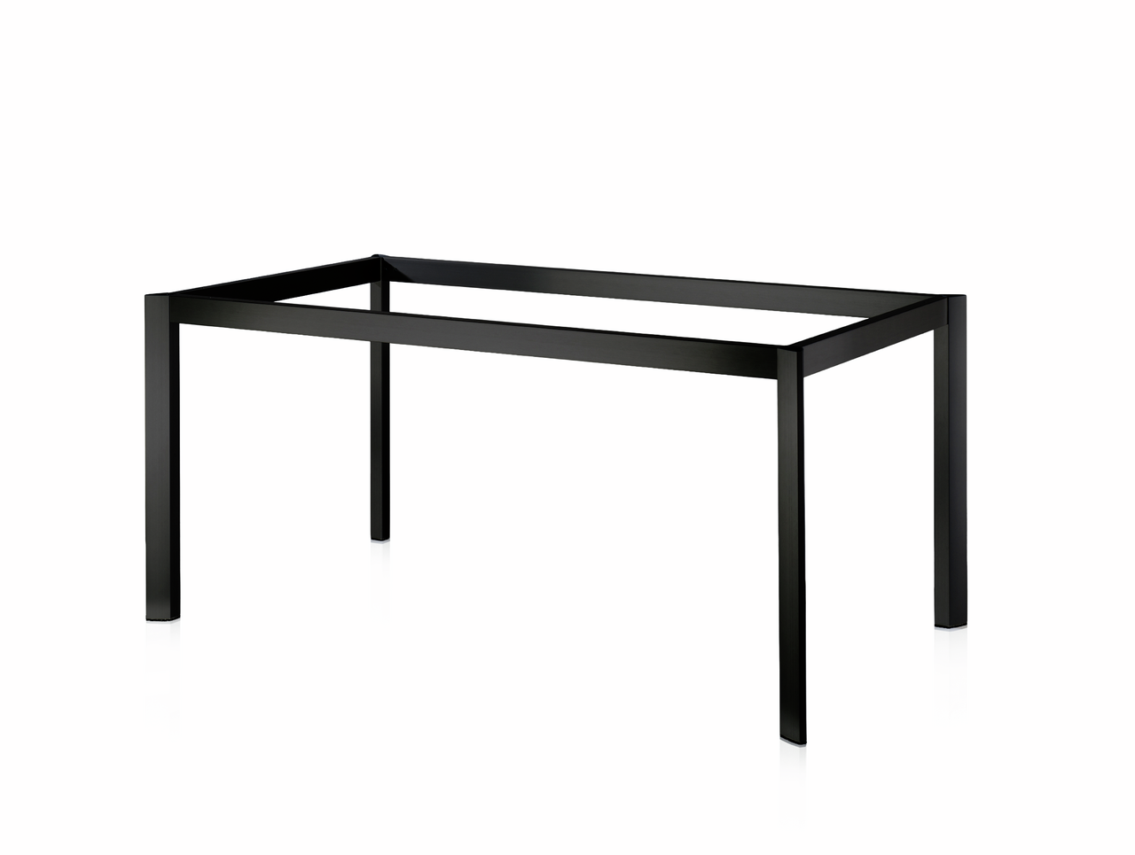 WESCO® Tischgestell TG50, schwarz gepulvert, B 900 mm, T 900 mm