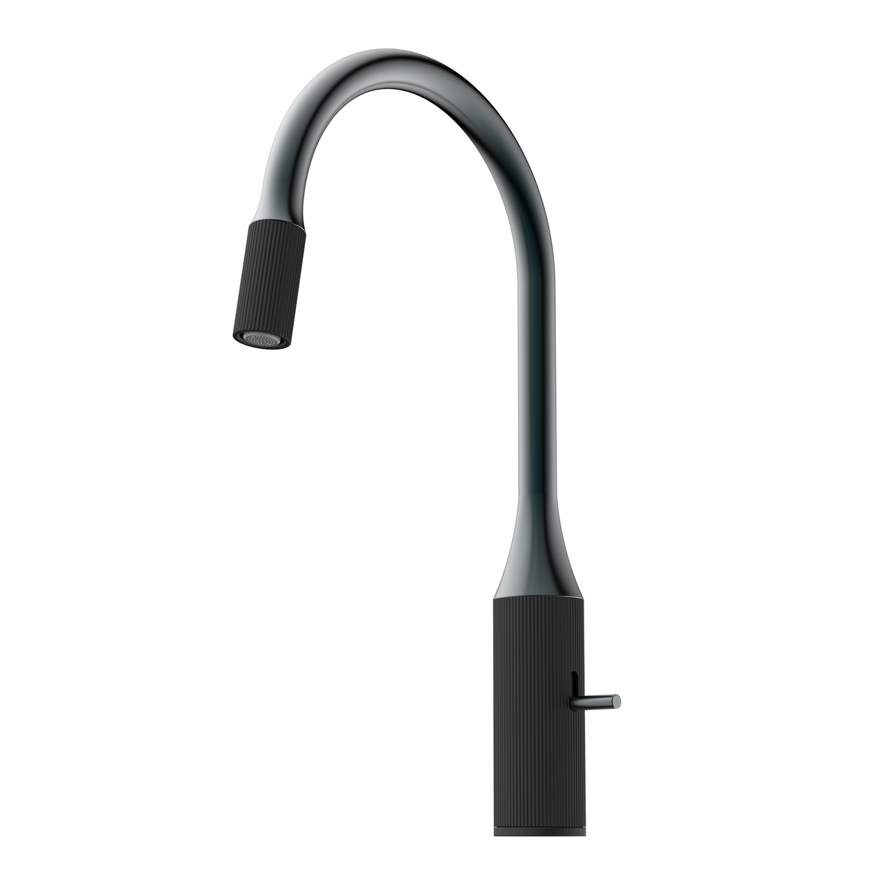 Wasserwerk Grace, graphite-black matt, high pressure